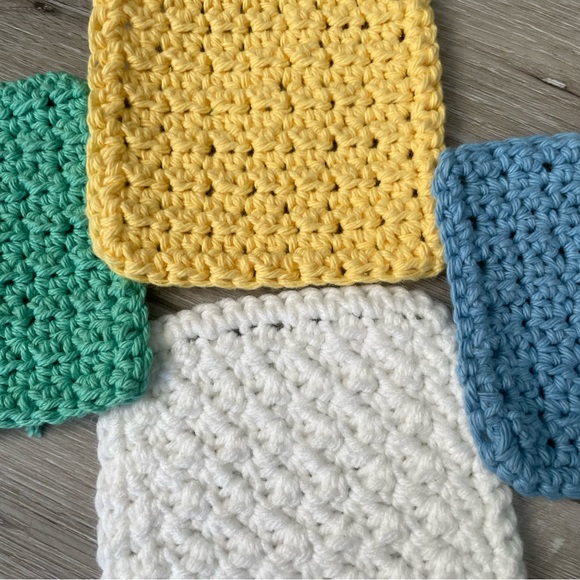 Spring 4x4 Crochet Coasters - Picture 4 of 4